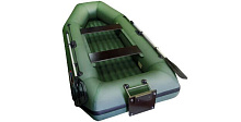 Надувная лодка ПВХ Хантер 280 ТН New, зеленый.