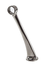 Стойка поручня проходная под трубу 22,2 мм., поперечная, высота 152 мм.