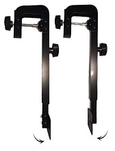 Держатель датчика эхолота со струбциной для лодок с пайольным дном, алюминий