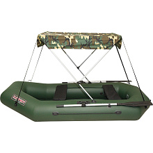 Тент-крыша с "У"-образным каркасом для лодок длиной 290-310 см.