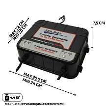 Зарядное устройство SEA-PRO ТЕ4-0260А для АКБ LiFePO4, 2х12В,10А