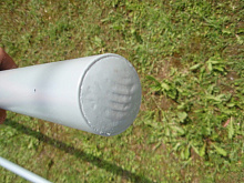 Весло алюминиевое с уключиной 220x15 см. (пара).