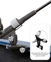 Держатель удочки LODFORT регулируемый с креплением на Т-паз