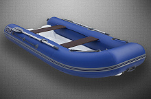 Лодка РИБ Stel R 375 Elen пластик. законцовки + броня на баллонах + рым