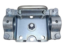 Усиленный поворотный хомут опорного колеса Ø48 мм 