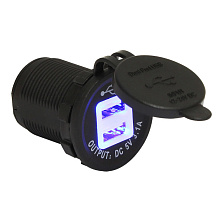 Разъем USB 3.1А (2 порта, подсветка)