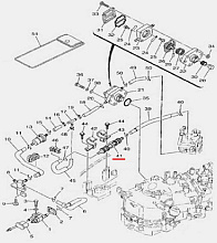 Топливная груша для Sea-Pro F5 (F6-09041), под шланг Ø 8 мм