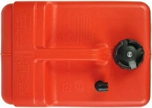 Бак топливный 12 л. (быстросьем) с коннектором и шлангом в сборе для Yamaha, Tohatsu/Nissan, Mercury