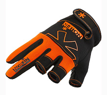 Перчатки Norfin GRIP 3 CUT GLOVES, с тремя открытыми пальцами (M, L, XL)