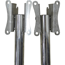 Тр. колеса для лодок от 3,5 м. с верхними брызговиками (перекидные, 511L Лайт).