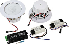 Потолочный светильник-динамик Diibeisi, Bluetooth, RGB-подсветка, 2x15Вт 