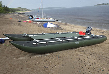 Надувной экспедиционный катамаран Таймыр 600