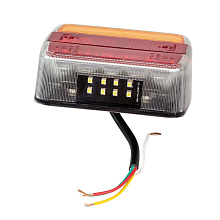 Фонарь задний LED с подсветкой номера снизу, арт. 87103