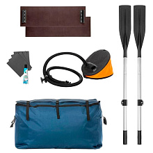 Надувная лодка ПВХ Капитан 260Т, серый