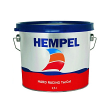 Необрастающая краска Hempel Hard Racing TecCel, красный, 2,5 л. 