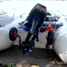 Транцевые колеса Баджер BHW-1 (быстросьем, 110-140 кг).