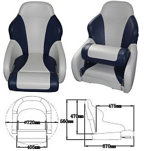 Кресло с болстером «Captain»