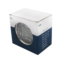 GPS-спидометр электронный, черный циферблат, нерж. ободок, выносная антенна, д. 85 мм., KY08021