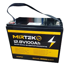 Аккумуляторная батарея Mirtek LiFePO4, 12.8 V, 100 Ah