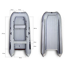 Надувной катамаран Ротан 380К (НДНД).