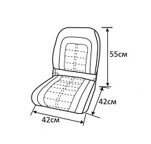 Кресло складное, арт. 76236 (серо-синий)