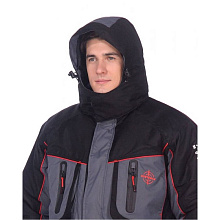 Костюм зимний Хантсмен Сибирь Люкс -45°С, серый/черный (44-46, 48-50, 52-54, 56-58, 60-62)