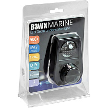 Огонь подводный светодиодный со сливной пробкой 40 мм., 5 Вт, синий свет