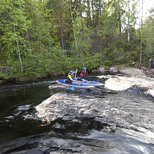 Надувной катамаран Каскад