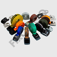 Ремень крепления груза кольцевой 0.45 т., 25 мм., 2 м., с пружинной пряжкой