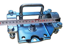 Усиленный поворотный хомут опорного колеса Ø48 мм 