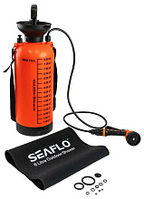 Походный портативный душ SeaFlo SFOCS10801, бак 8 л, 7 режимов, шланг 1.3 м