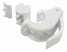 Зажим для крепления кранца Osculati на релинг/леер, белый пластик (шт.)