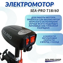 Лодочный электромотор Sea-Pro T18/60