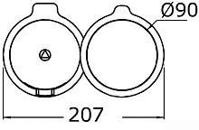 Подстаканник складной Swing-Out, 1-2 места