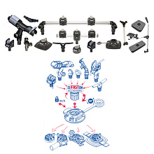 Держатель эхолота под замок Fasten "Волга".