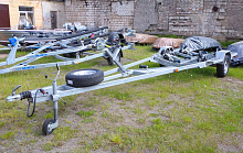 Прицеп для лодок и катеров ЛАВ 81016А (самосвал, лодка до 6,3 м., Б/У)