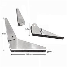 Петли для лодочных сидений (комплект на 1 сиденье) нерж, арт. OL0600