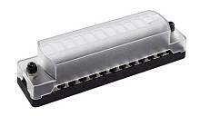 Блок на 12 предохранителей, с крышкой, Marine Rocket