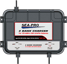Зарядное устройство SEA-PRO ТЕ4-0289 для АКБ LiFePO4 (1х36В 10А) и AGM (1х12В 10А)