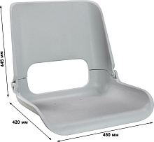 Кресло складное, арт. 10100G-MR (серый)