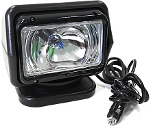 Прожектор стационарный галогенный 100 Вт, 2500 лм, 12 В с магнитной накладкой (пульт ДУ)