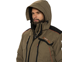 Костюм зимний Хантсмен Сибирь -45°С, хаки/черный (44-46, 48-50, 52-54, 56-58, 60-62)