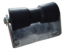 Килевой ролик 188×85 мм с кронштейном на балку 30х60 мм, для лодочного прицепа 