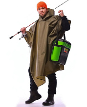 Плащ дождевик FENC ПОНЧО хаки (L/4XL)