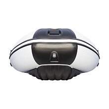 Надувная лодка Ривьера 4000 НДНД ГИДРОЛЫЖА "Комби" светло-серый/черный