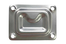 Ручка 76х57 мм., потайная, нерж.