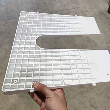 Накладка на транец 420х340 мм., пластик.