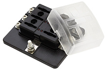 Блок на 6 предохранителей с крышкой и сигнализацией