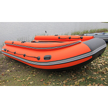 Надувная лодка ПВХ Риф 390 F фальшборт, НДНД