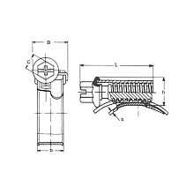 Хомут 12-22 мм., 9C7W1TORRO нержавеющая сталь